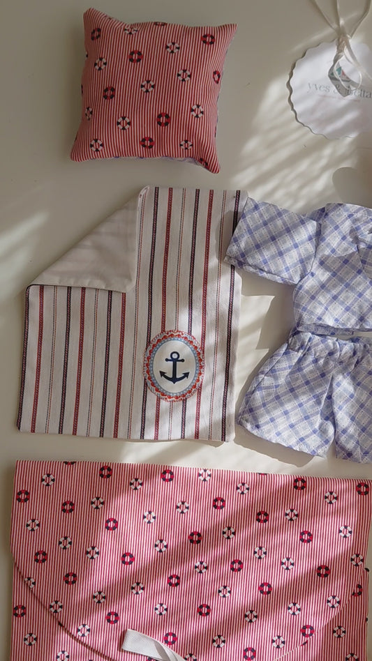 Bedtime & Travel Set (Yves Le Petit Voyageur Toy + Set)